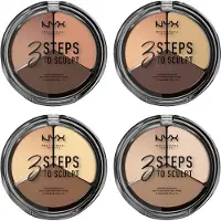 Nyx Professional Makeup Bronceador 3 Steps To Sculpt Face Light