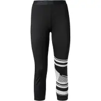 Vaude - Women's Monviso Wool 3/4 Tights - Ropa interior merino size 42, negro