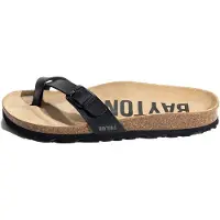 Bayton Sandalias de dedo 'JUNON' negro