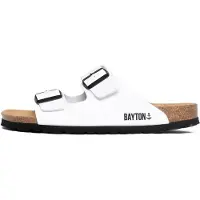 Bayton Zapatos abiertos 'Atlas' negro / blanco