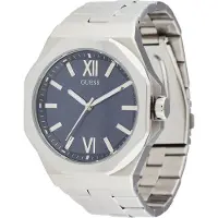 GUESS Reloj analógico 'Emperor' marino / plata