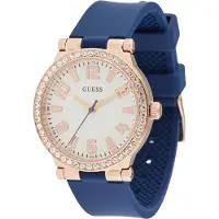 GUESS Reloj analógico 'Fawn' navy / oro rosa / offwhite