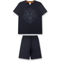 Sanetta Pijama azul paloma / azul oscuro