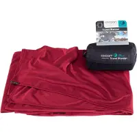 Cocoon - Coolmax Travel Blanket - Manta size 180 x 140 cm, rojo