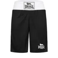 Lonsdale Pantalón deportivo negro / blanco