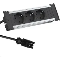Bachmann KAPSA: Placa de enchufes empotrable, triple