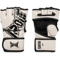 TAPOUT Guantes deportivos 'Canyon' ecru / negro