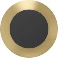 Eglo Tocina, pantalla esférica, 1 bombilla, 3000 K, IP20, color negro, con detalles en latón
