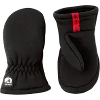 Hestra - Kid's Fleece Liner Mitt - Guantes size 1, negro