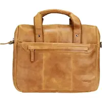 Greenland Nature Light Maletín Piel natural 37 cm marrón