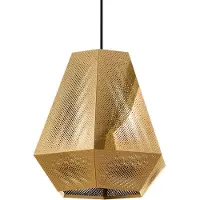 Eglo Lámpara colgante Chiavica 1, estilo industrial y vintage, lámpara colgante de acero con acabado en latón, ideal para mesas de comedor o salones, casquillo E27, diámetro 36 cm