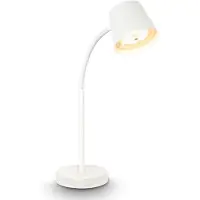 Briloner Lámpara de mesa LED recargable Biwo, blanca, regulador táctil, metal