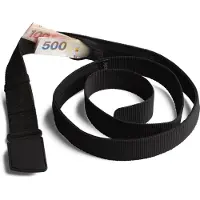 Pacsafe - Cashsafe - Cinturón monedero size 118 x 3 cm, negro
