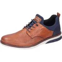 Rieker Zapatillas de casa 'Slipper Herren 14450 22 Leder-Mix in braun' marrón