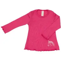 Engel - Children's Pyjama Top - Ropa interior merino size 92, fucsia