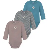 Normani Pijama entero/body 'Tuai' azul / gris / rosa / blanco