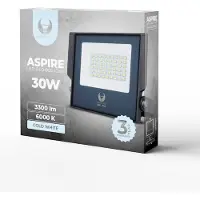 Forever Light Faro LED para exteriores, reflector, foco ASPIRE, 30W, 6000K, 3300lm, 230V,