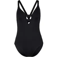 Seafolly - Women's Collective Deep V One Piece - Traje de baño size 32, negro