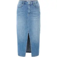 Rich & royal Blue Denim Skirt Denim Blue Talla: W26 | Faldas Midi Outlet | Mujer | Azul