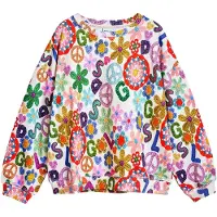 Desigual , Sudadera estampado hippie, Algodon, 13/14