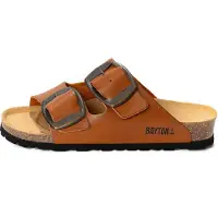 Bayton Zapatos abiertos 'Alicante' miel / negro