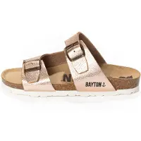Bayton Zapatos abiertos 'ILITHYE' oro rosa / negro