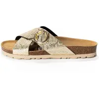 Bayton Zapatos abiertos marrón / oro
