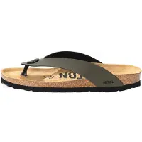 Bayton Sandalias de dedo 'Lucca' caqui / negro