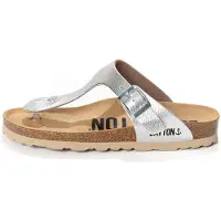 Bayton Sandalias de dedo 'Cordoba' negro / plata