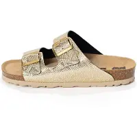 Bayton Zapatos abiertos 'Athena' beige / crema / oro
