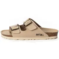Bayton Zapatos abiertos 'Atlas' beige / negro