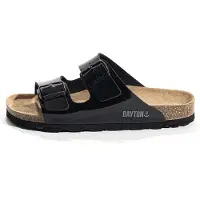 Bayton Zapatos abiertos 'Tracy' gris / negro