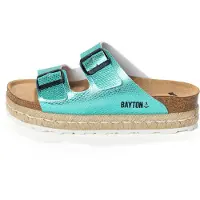 Bayton Zapatos abiertos 'Alcee' marrón claro / menta