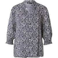 ONLY Blusa 'ONLRaya' azul noche / blanco