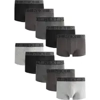 Next Calzoncillo boxer gris / antracita / gris moteado / negro