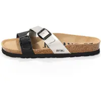 Bayton Zapatos abiertos 'CLEO' negro / blanco