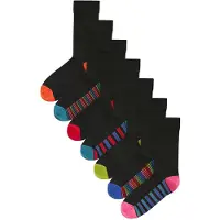Next Calcetines azul / verde claro / rojo / negro