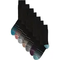 Next Calcetines azul claro / gris moteado / rosa / negro