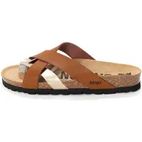 Bayton Zapatos abiertos 'Alava' marrón / oro