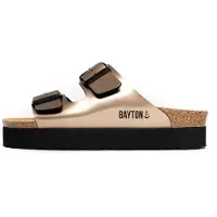 Bayton Zapatillas de casa 'Japet' bronce / negro
