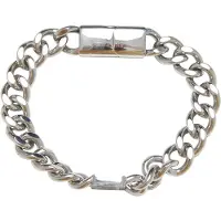 Karl kani Pulsera 'Cubanlink' plata