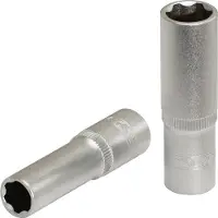 Ks Tools 911.3831, Llave de vaso, 3/8", métrica, 1 cabeza, 11 mm, acero cromo vanadio