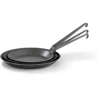 Origin Outdoors - Schmiedeeiserne Pfanne - Sartén size Ø 28 cm, gris