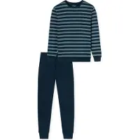 Schiesser Pijama largo azul noche