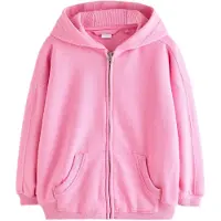 Next Sudadera con cremallera rosa