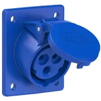 ELTECO Disyuntor CEE, con protección contra sobrecarga. 3 polos, 16 amperios, 220 voltios (modelo 413-6)