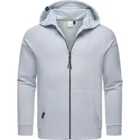 Ragwear Sudadera con cremallera 'Zenway' gris claro