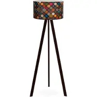 Lux.pro Lámpara de pie "Newport", 1 x E27, multicolor