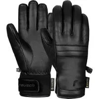 Reusch - Guantes de esquí mujer - Grace GORE-TEX Black para Mujer de Cuero - Talla 8 - Negro