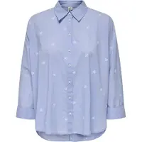 ONLY Blusa 'ONLNEW LINA' azul ahumado / azul claro